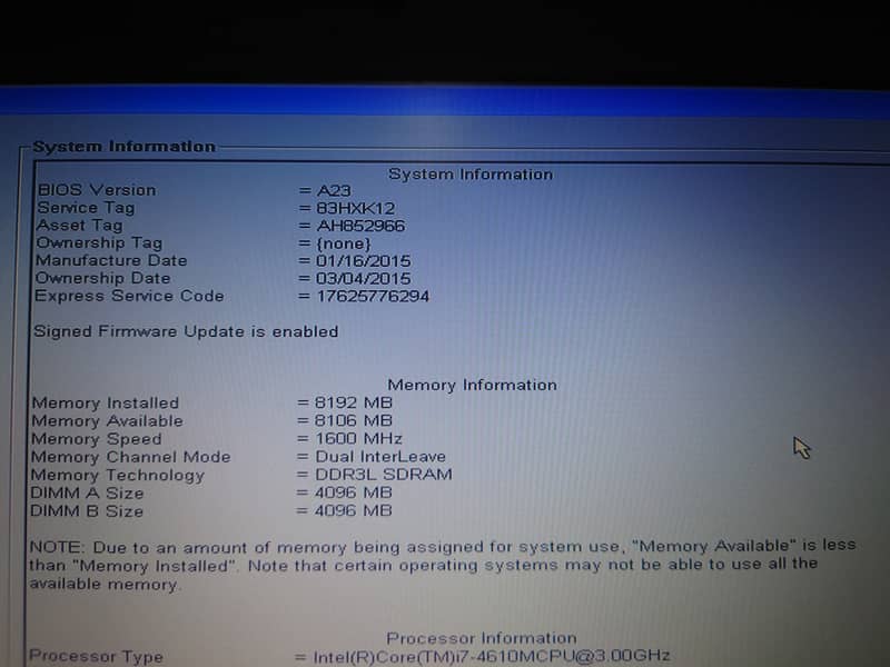 Dell Latitude e6440 | i7 4th Gen M CPU 3.00 GHz | 8 RAM / 500 GB HDD 2