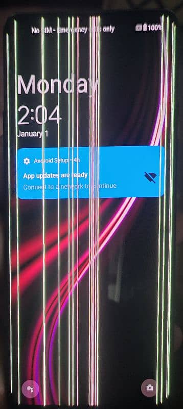 oneplus 8 screen line or back brake hai 0