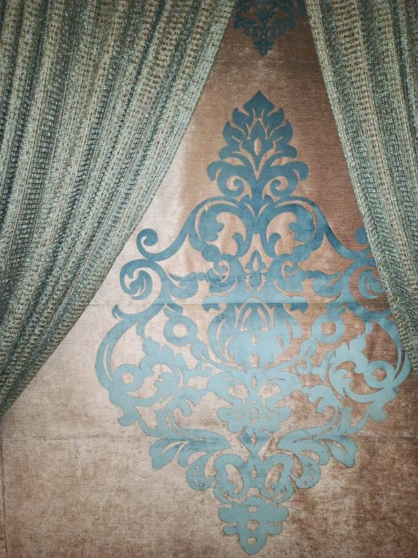 Velvet Blind with Net Curtains 3