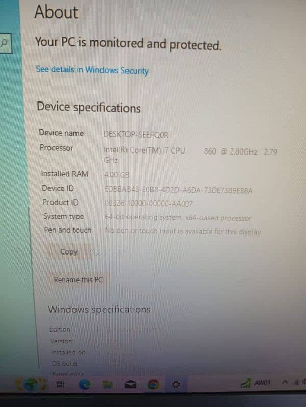 Dell i7 2
