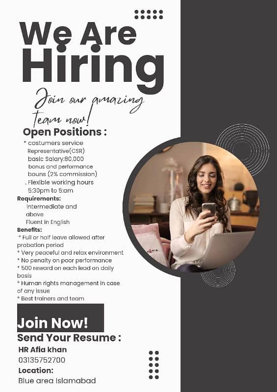Hiring Call center 0
