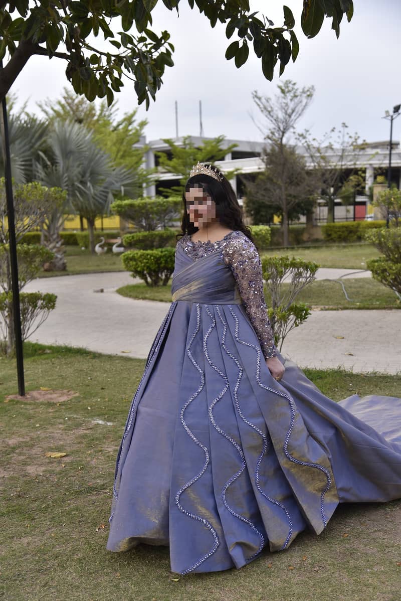 Ball gown ,Turkish gown ,barbie frock , bridal gown, engagement dress 2
