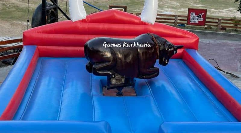 Bull Ride token rides playland games simulator bull game coin operated 0