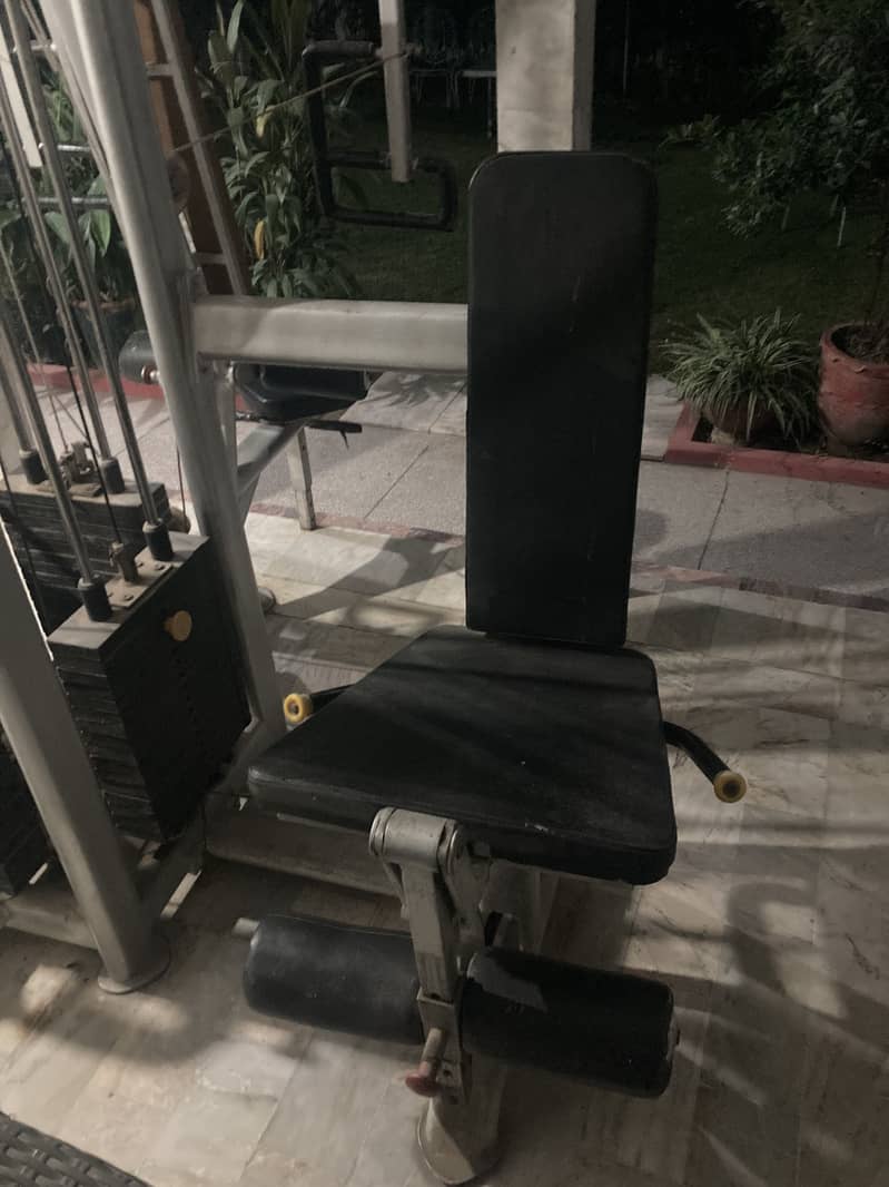Home Gym Full Setup|Four station|Rowing Machine|Leg Extention|Pulley 1