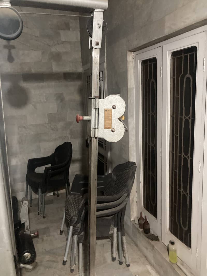 Home Gym Full Setup|Four station|Rowing Machine|Leg Extention|Pulley 4