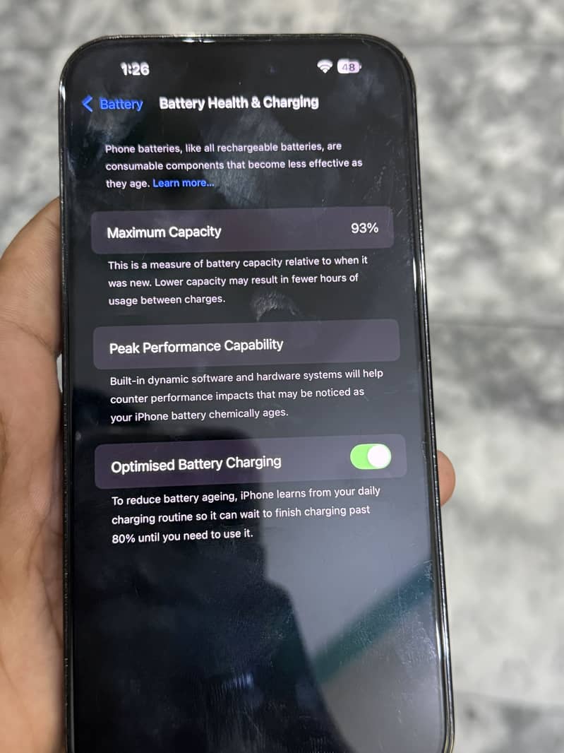 Iphone 14promax 128gb black clor 1