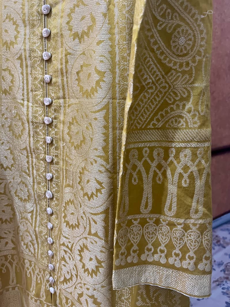 Cross stitch lawn jacquard stitched 3 piece 0