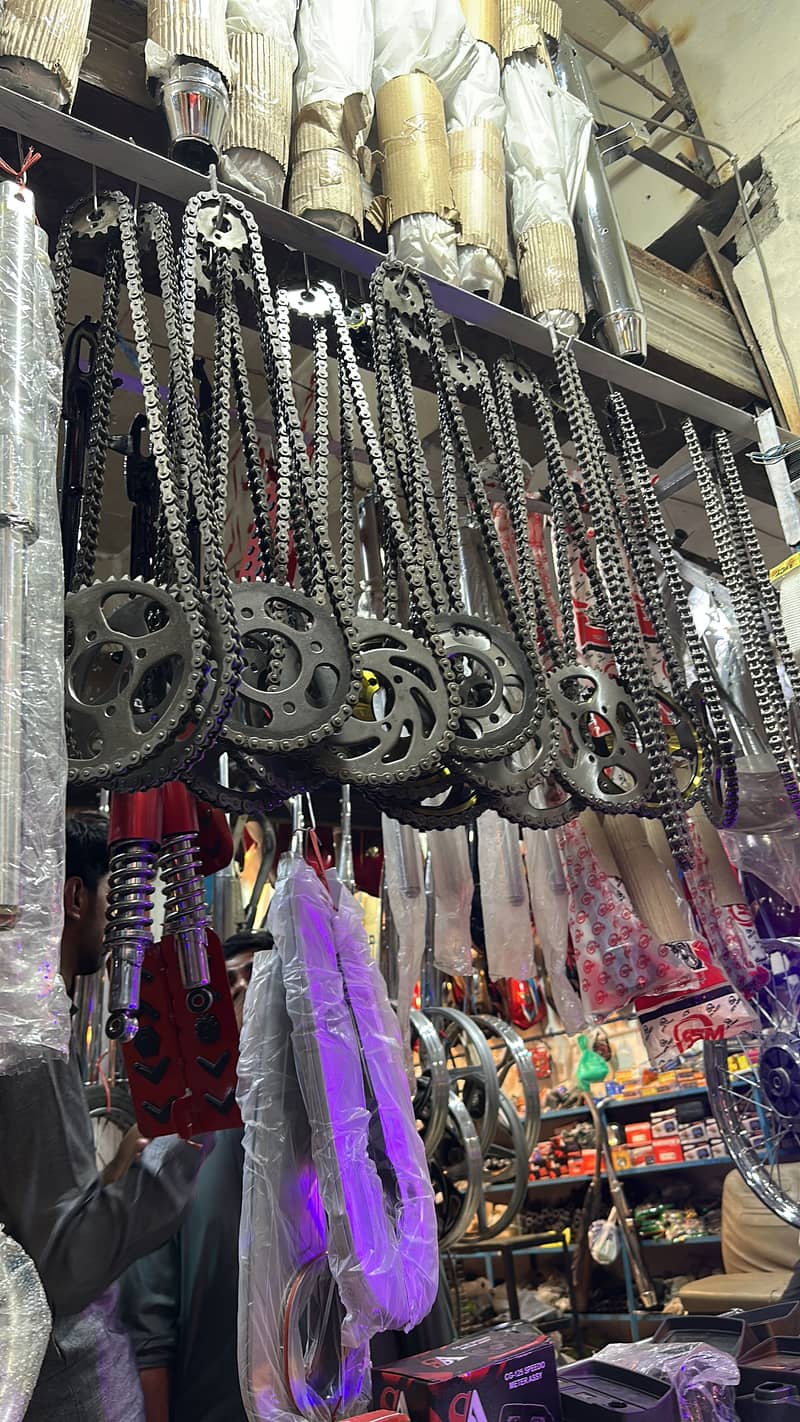 All kinds of bikes original spare parts available with good prices 0