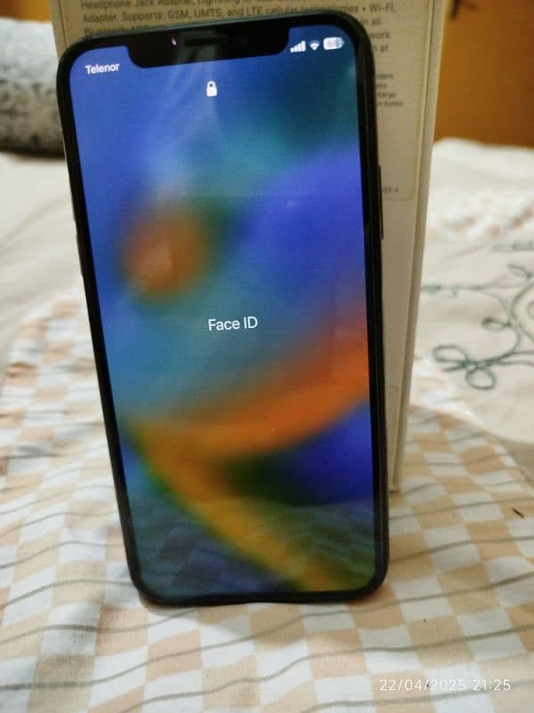 iPhone X 256gb with box PTA Approved 5