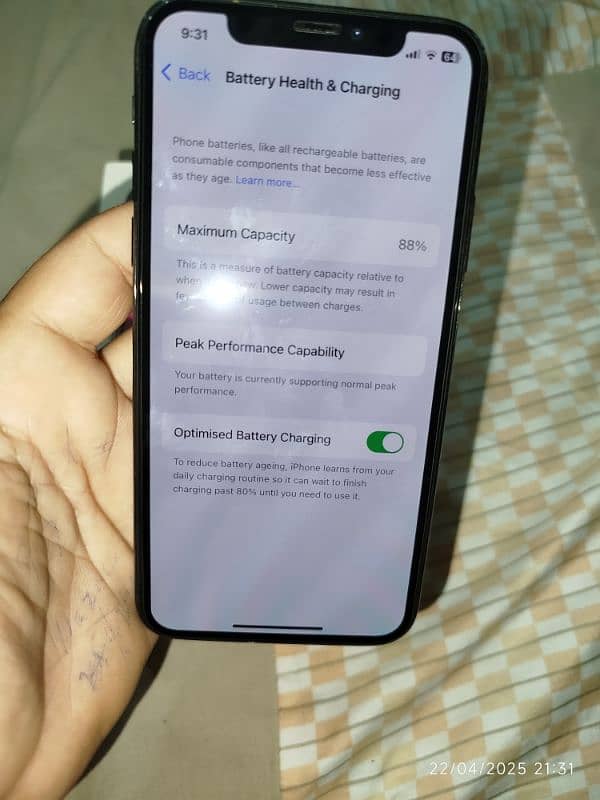 iPhone X 256gb with box PTA Approved 15