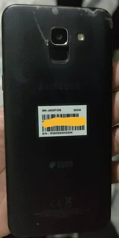 samsung j6 lush condition  with box 1