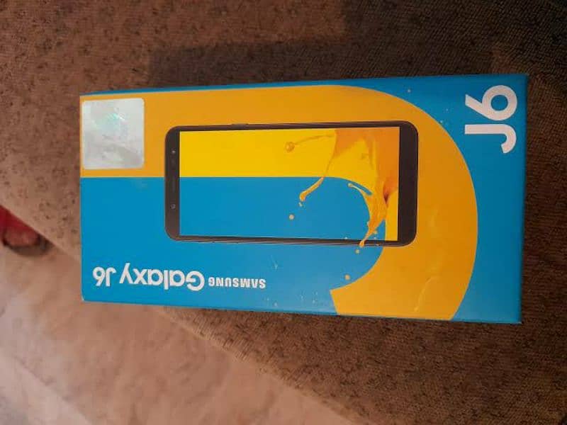 samsung j6 lush condition  with box 2