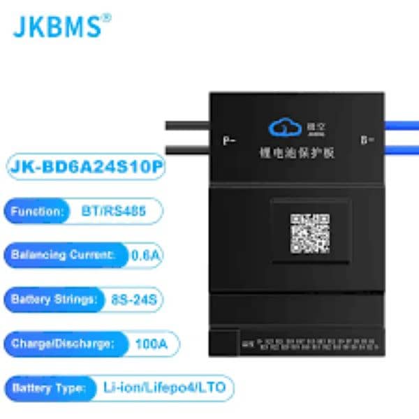 Daly and JK BMS 4s 40amp  for 12v lifepo4 battery 4