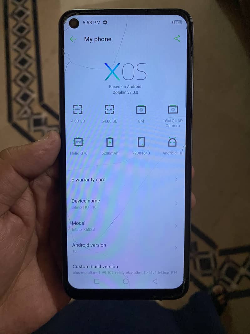 Infinix Hot 10 0