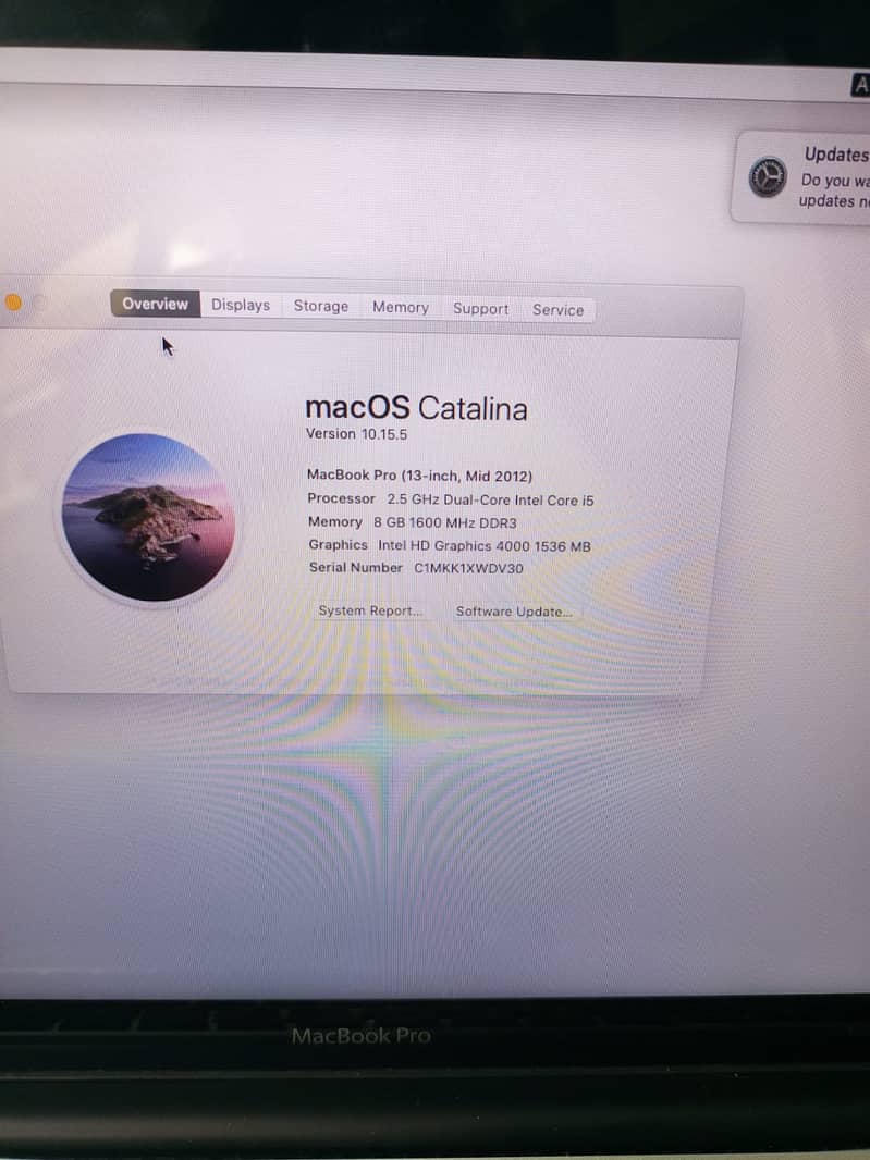 MacBook Pro 2012 14 inch Core i5 8 RAM 256 SSD 3
