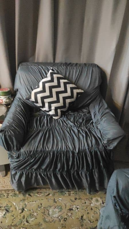 duck feather comfy 5 seater sofa set 4