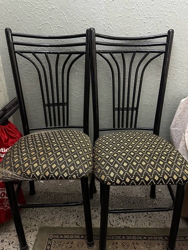 Dining chairs 2 piece only 2000/- 1