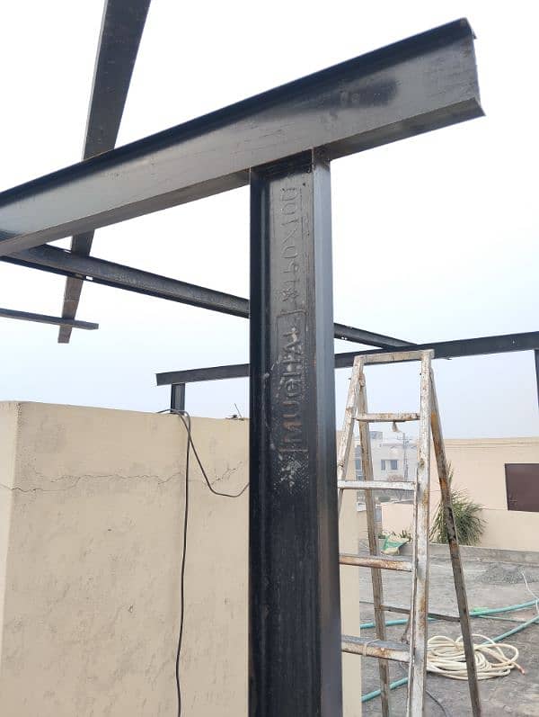 Elevated solar structures installation 6