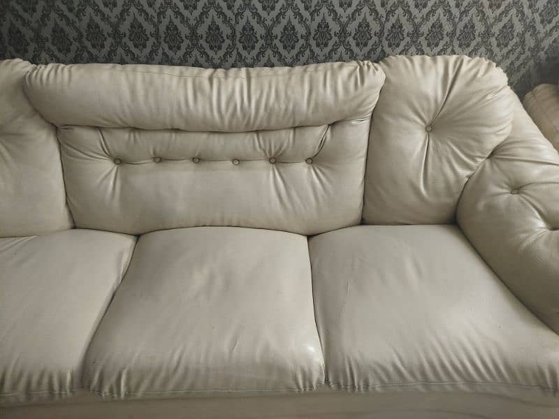 Sofa set 5 seater rexine 0