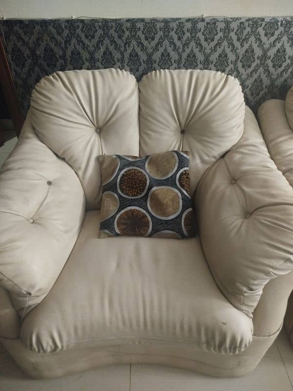 Sofa set 5 seater rexine 2