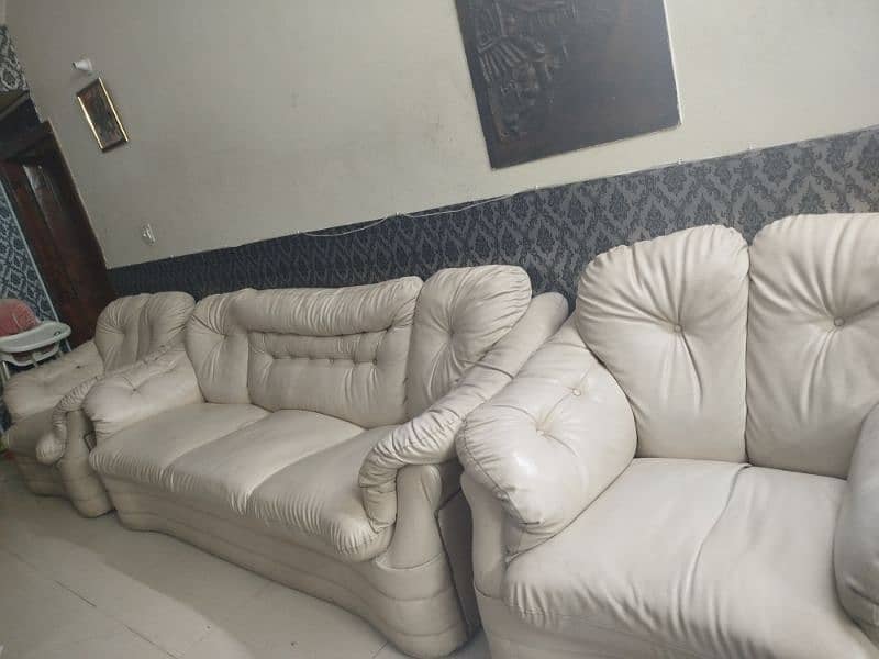 Sofa set 5 seater rexine 5