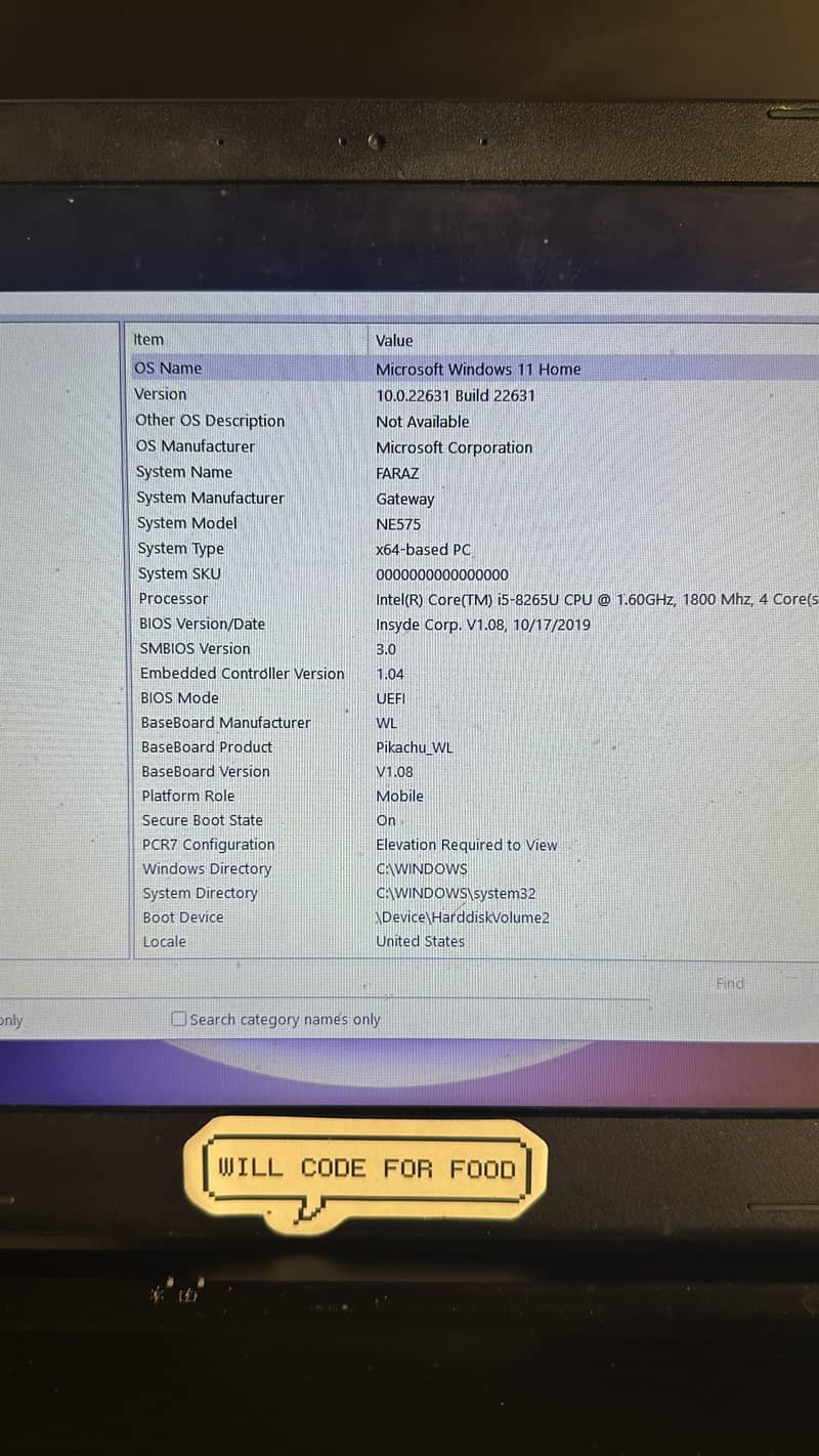 i5 8th gen | 20gb ram | 256 gb ssd , 1tb hhd 9