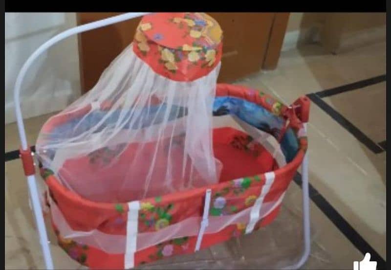 kids swing with mosquito net 0