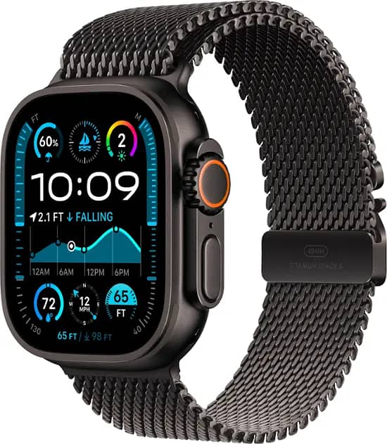 Apple Watch Ultra 2 49mm Black Titanium Milanese Loop - USA with BAG 2