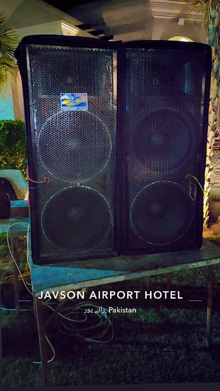 Sp4 Speakers Dj P Audio Ev Sound System Studio 300 watts 2
