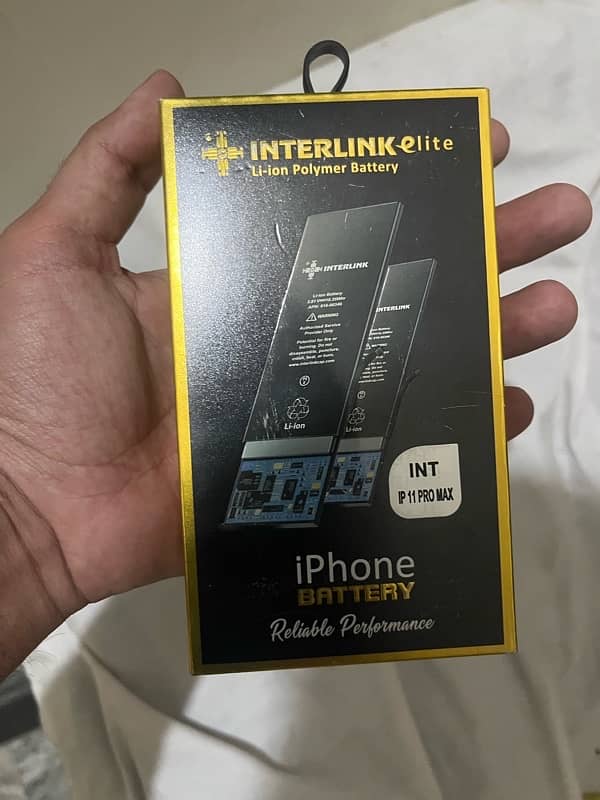Iphone 11 pro max interlink battery original 0