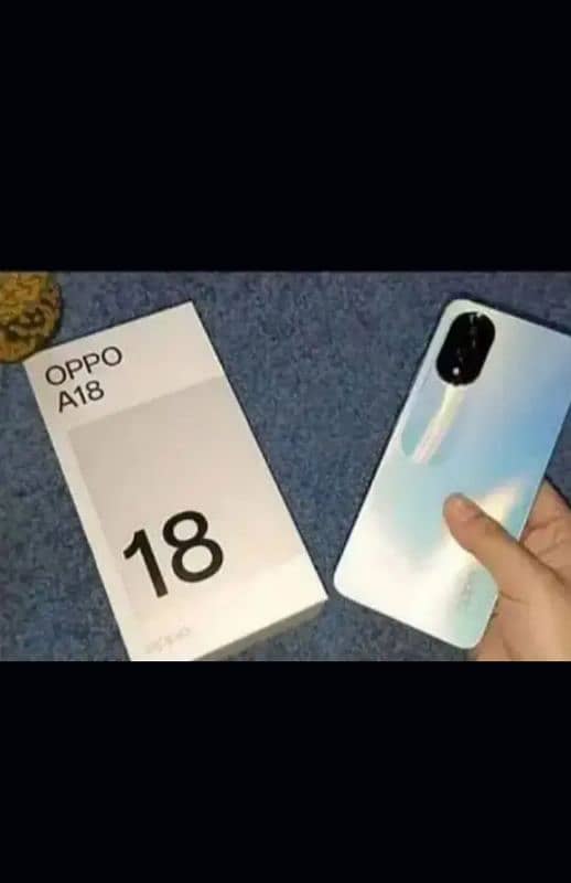 Oppo A18 4+4/64 full lush condition 10/10 1