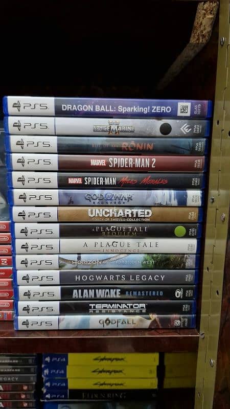 ps5 and PS4 games available for sale 3