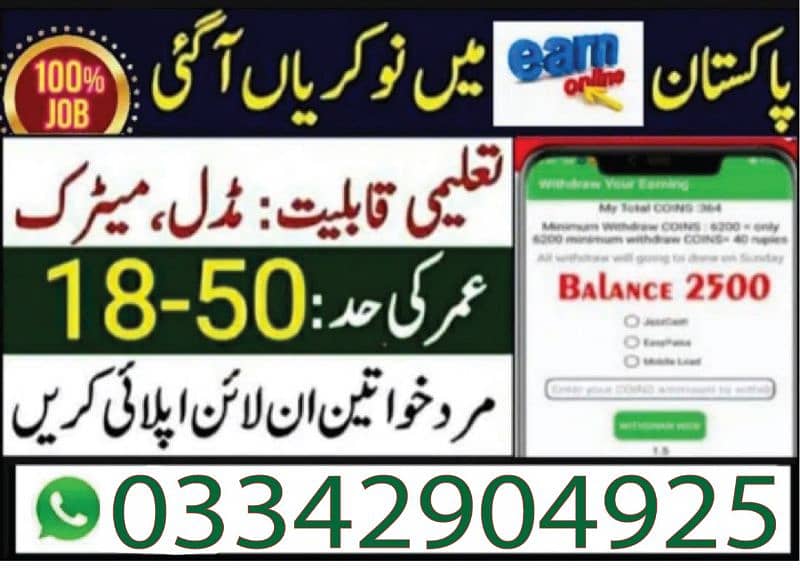 Boys/Girls Online job available,Part time/Data Entry/Typing/Assignment 1