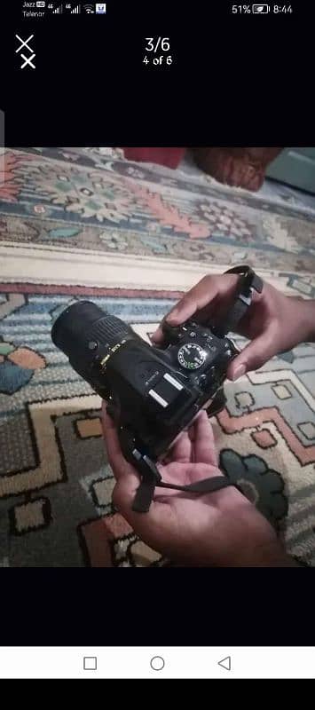 Nikon D5200 with 18-70mm lenz 3
