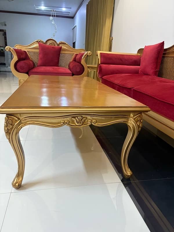 new sofa set ,tables and wooden swing 4