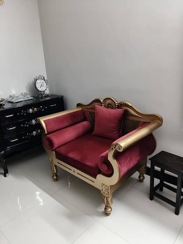 new sofa set ,tables and wooden swing 5