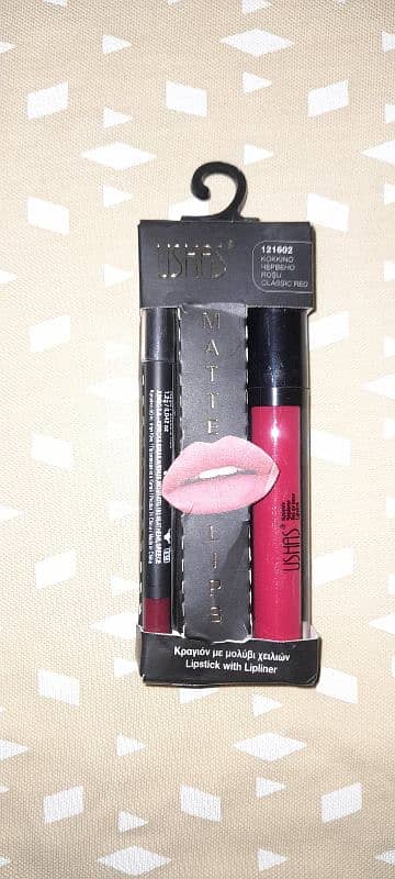 USHAS matte lips colour and lip liner it is also imported 0