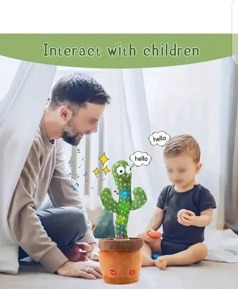 Dancing Cactus Plush Toy For Kids 4