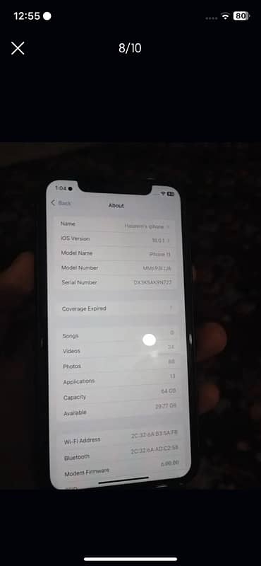 Iphone 11 non pta 8