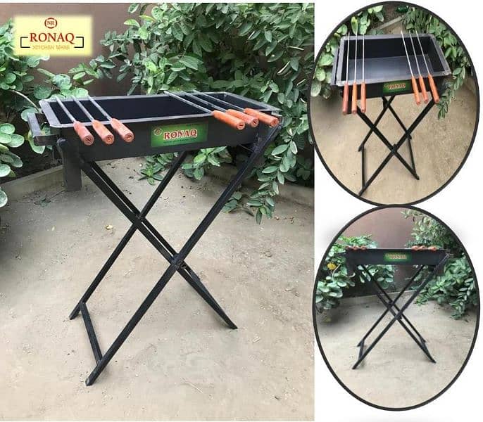 BBQ stand with grill 0
