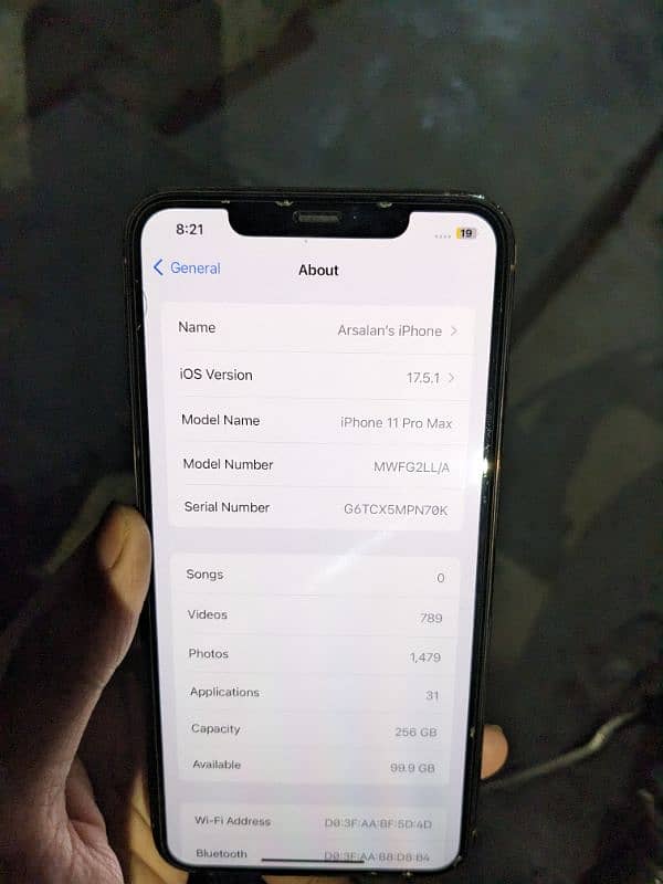 Iphone 11pro Max All okay 256gb factory Unlocked seald set 6