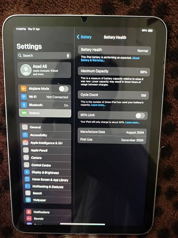 i Pad Mini 7 (A17 Pro) 5