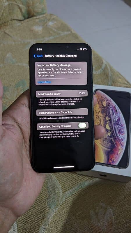 Iphone Xs 64gb Dual sim approved with box 5