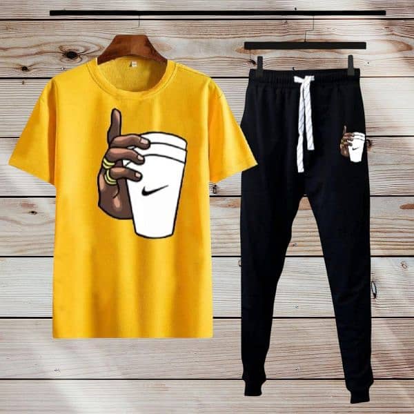 2 PC's Man polyester printed Track suit 3