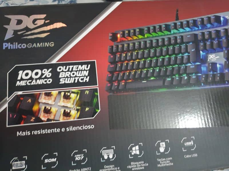 Brown Switches Mechanical Keyboard For Gaming 0