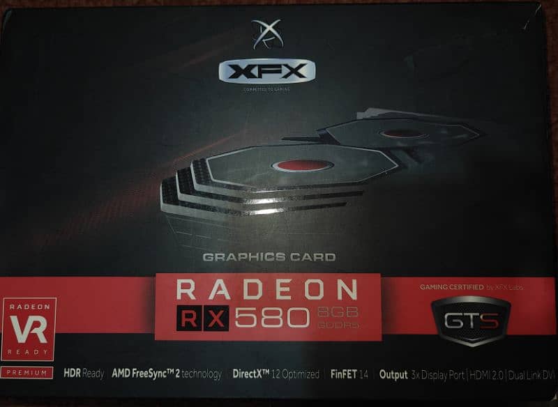RX 580 8GB XFX – Tested & Working 0