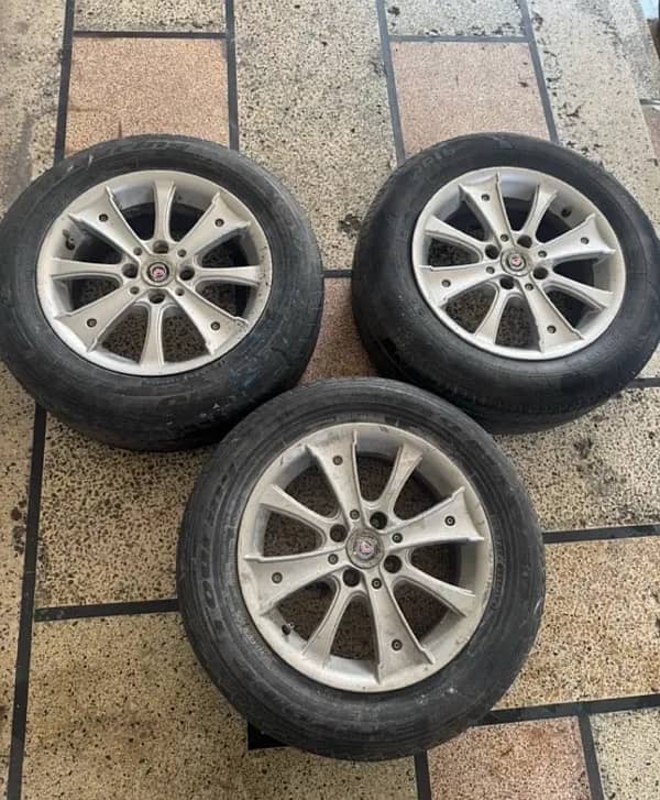 15" Rims with 3 tyres 3
