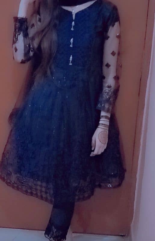 black net frock 0