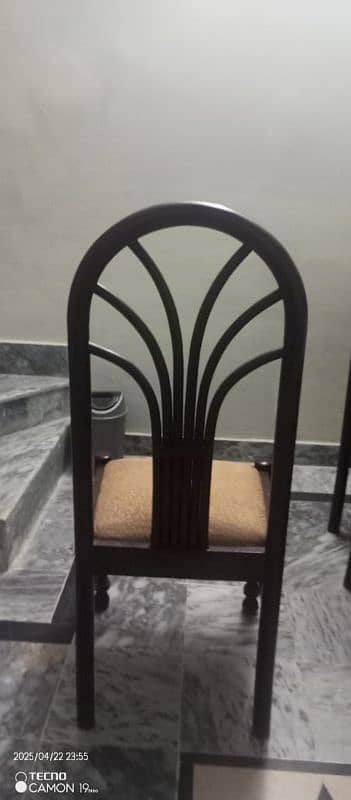 dinning table with 6 chairs 2