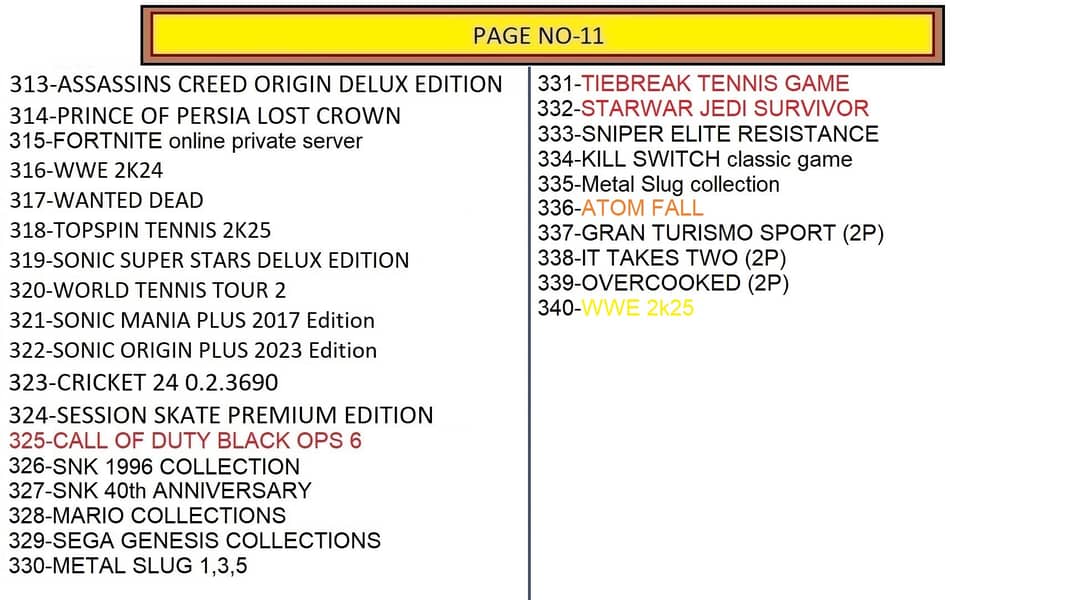 Ps4 latest games for jailbreak 9.00 or lower 11